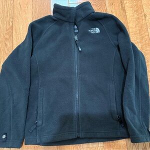 The North Face Kids Black Full-Zip Fleece Jacket